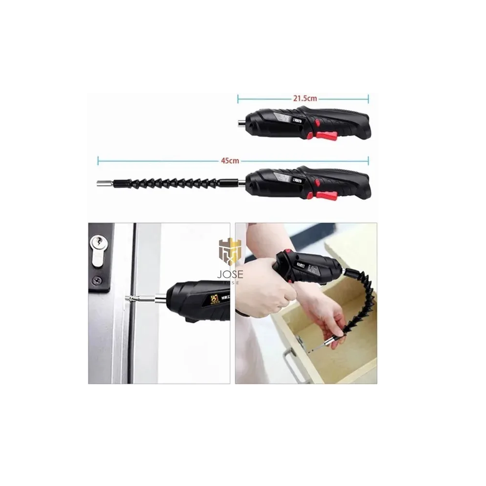 Juego De Destornilladores Eléctricos Multifunción ,47 Pieza Negro