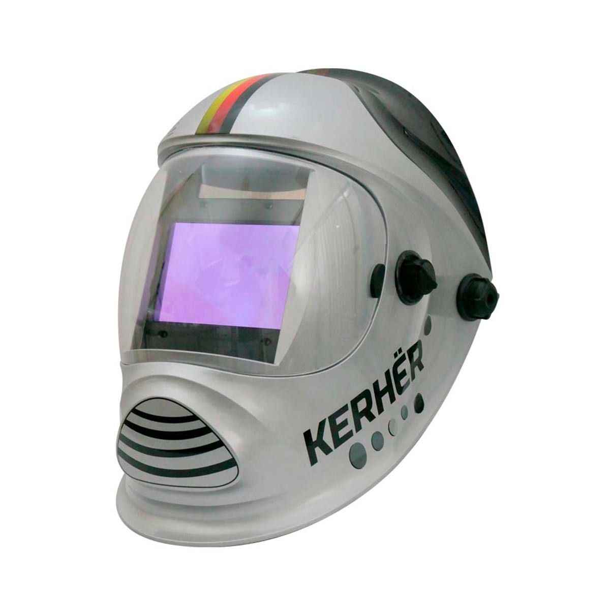 CARETA ELECTRONICA KERHËR KCS40 CON CELDAS SOLARES CONTROLES INTERNOS Y EXTERNOS PARA SOLDADOR (DISEÑO DE ASTRONAUTA)