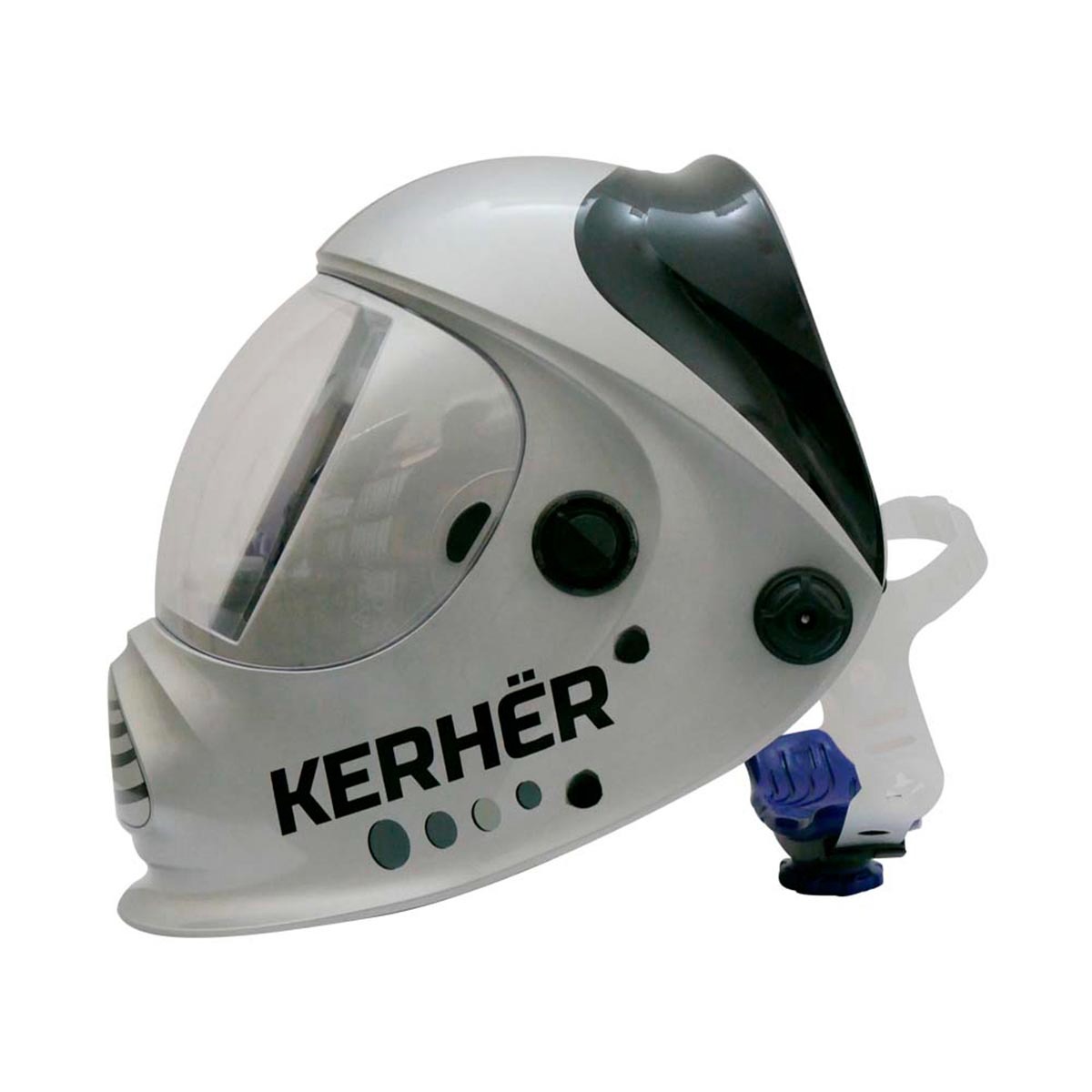 CARETA ELECTRONICA KERHËR KCS40 CON CELDAS SOLARES CONTROLES INTERNOS Y EXTERNOS PARA SOLDADOR (DISEÑO DE ASTRONAUTA)