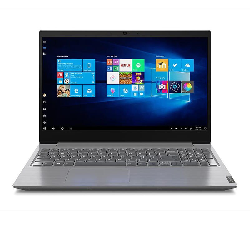 Laptop Lenovo V15-IGL 15.6" Intel Celeron N4020 Almacenamiento 500GB Ram 4GB - Gris Oscuro + Base Enfriadora+ Mouse