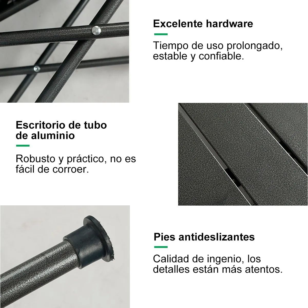 Mesa Para Jardin Exterior Portátilmesita Plegable Aluminio