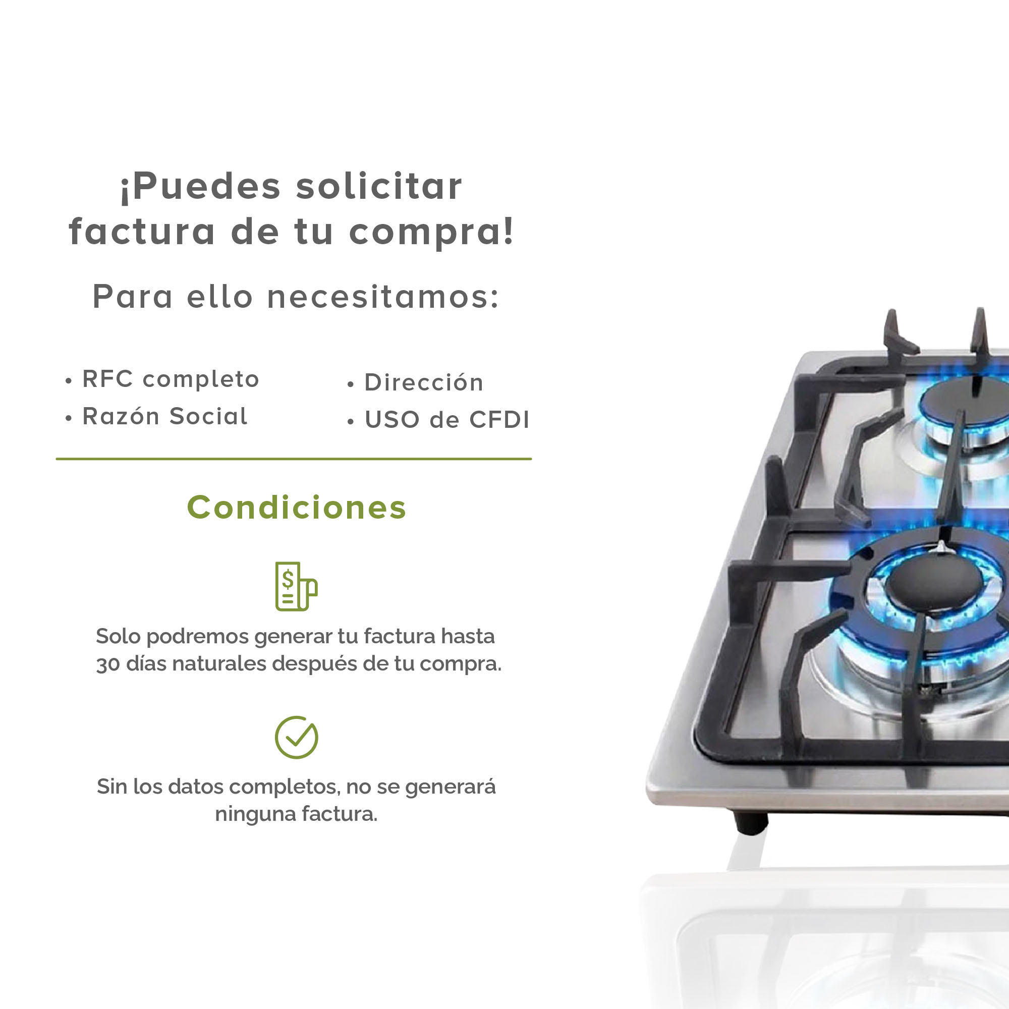 AVERA Parrilla de Gas Acero Inoxidable con 4 Quemadores AI4B