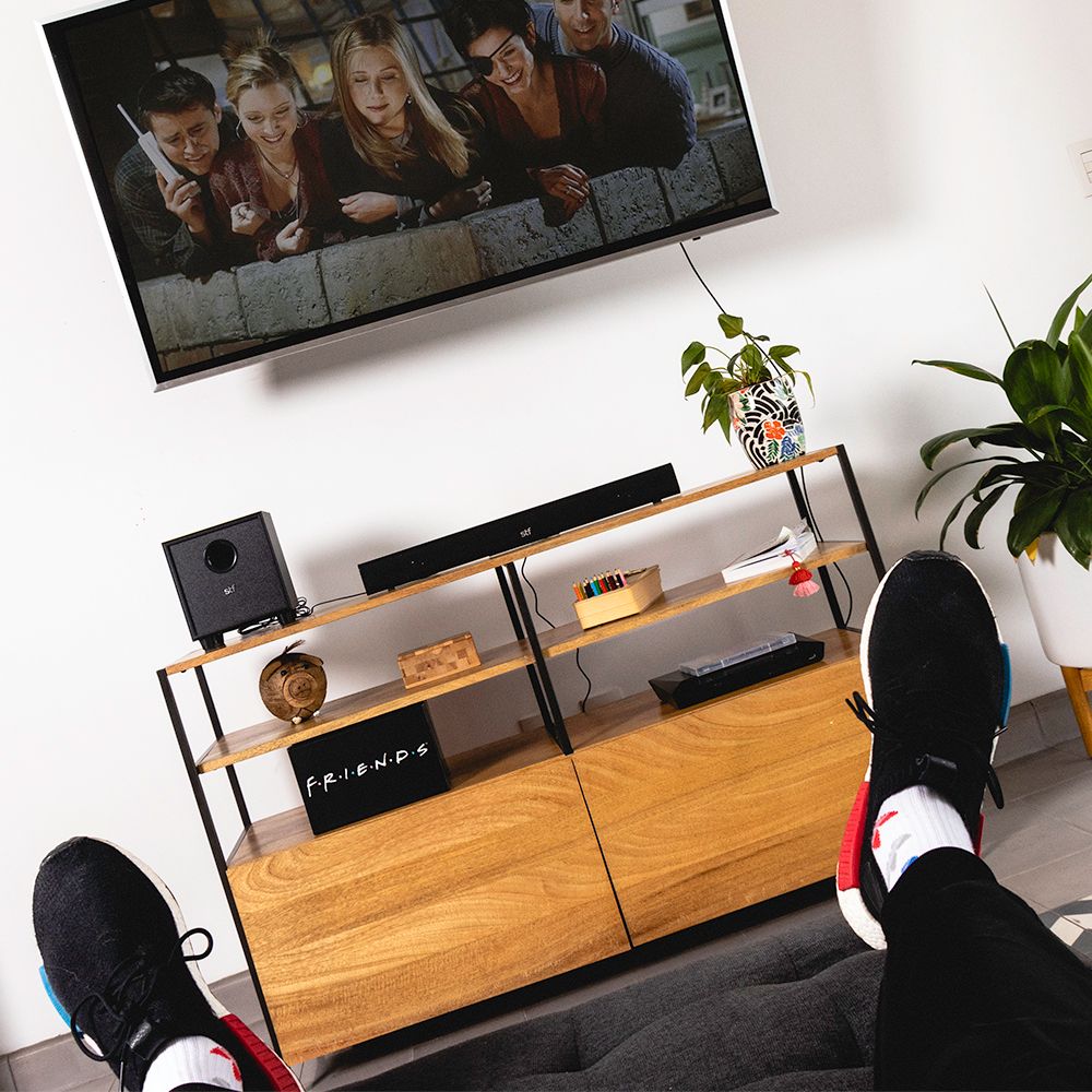 Barra de Sonido 2.1 Con Subwoofer 2 en 1 Alud Pro STF