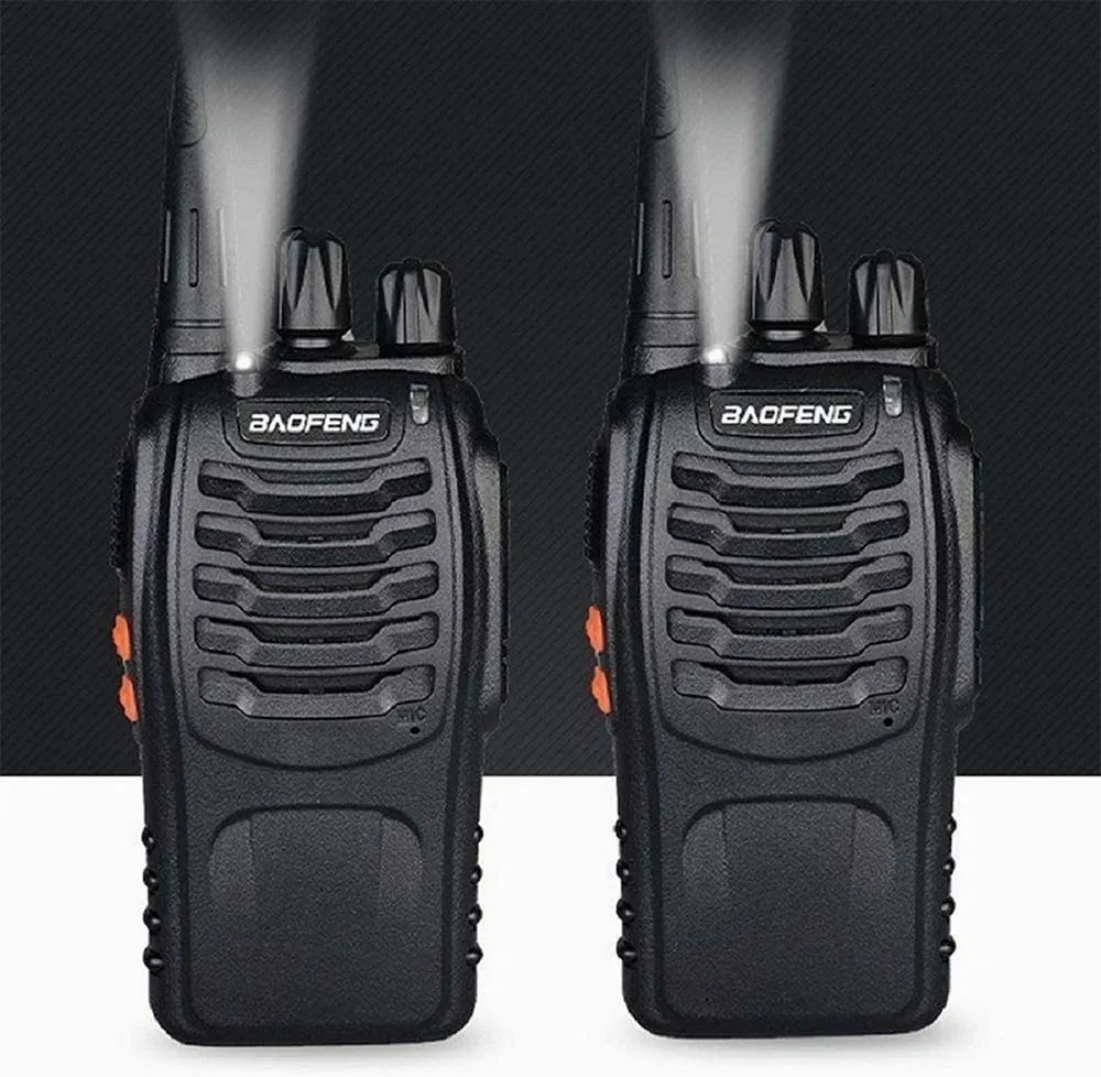 2 Radios Baofeng Bf-888s Uhf Con Manos Libres Set-2