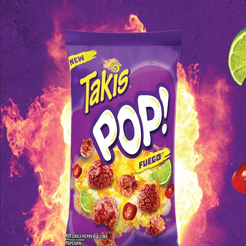 Takis Fuego Popcorn + Takis Fuego Importados