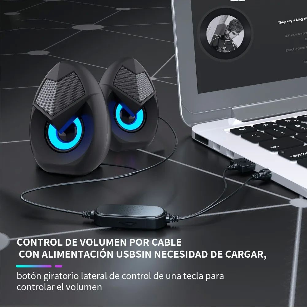 Bocina Rgb Para Computadora Barra de Sonido