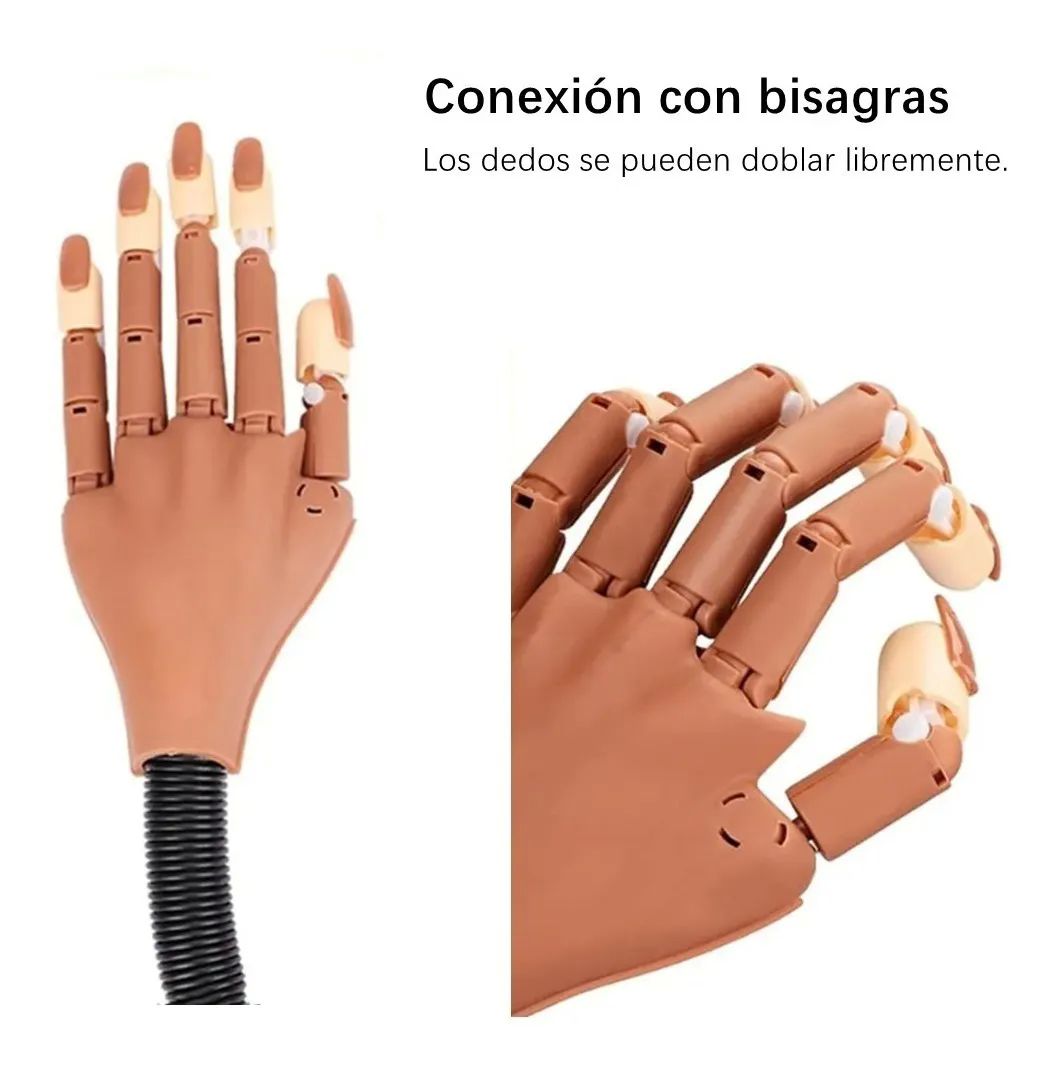 Mano Práctica Para Aplicación De Uñas Profesional 100 Tips