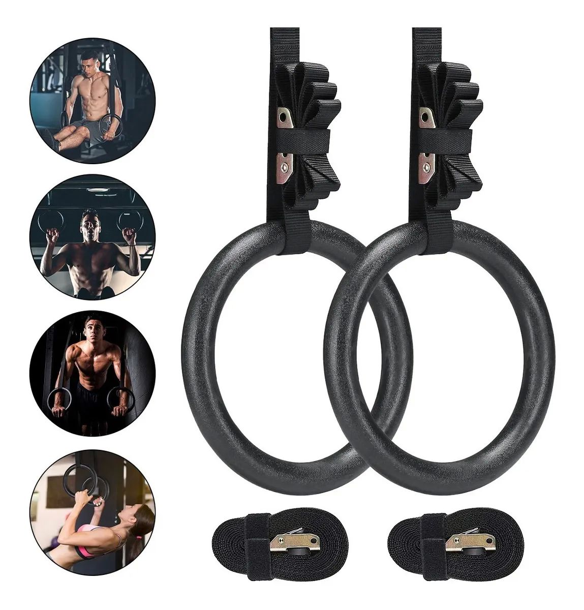 Anillos De Gimnasia Bandas De Suspensión De Hasta 450 Kg