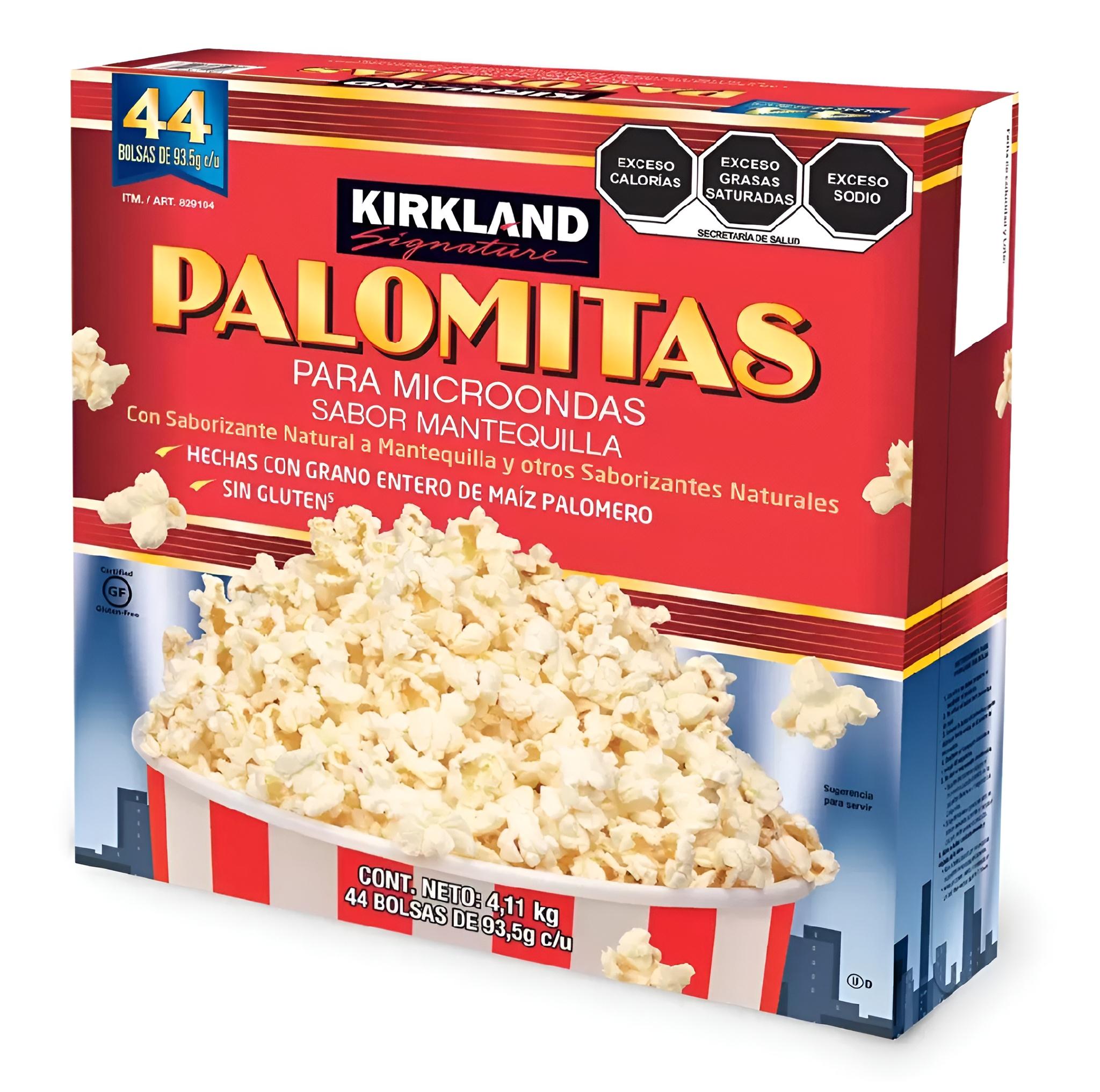 Kirkland Signature Palomitas Sabor Mantequilla 44 pzas 