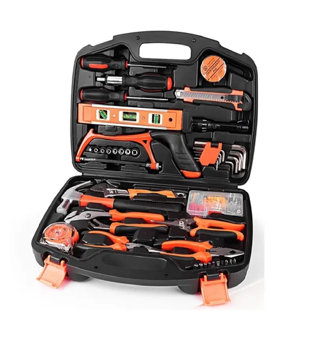 Set De Herramientas Reparación Doméstica Estuche Negro