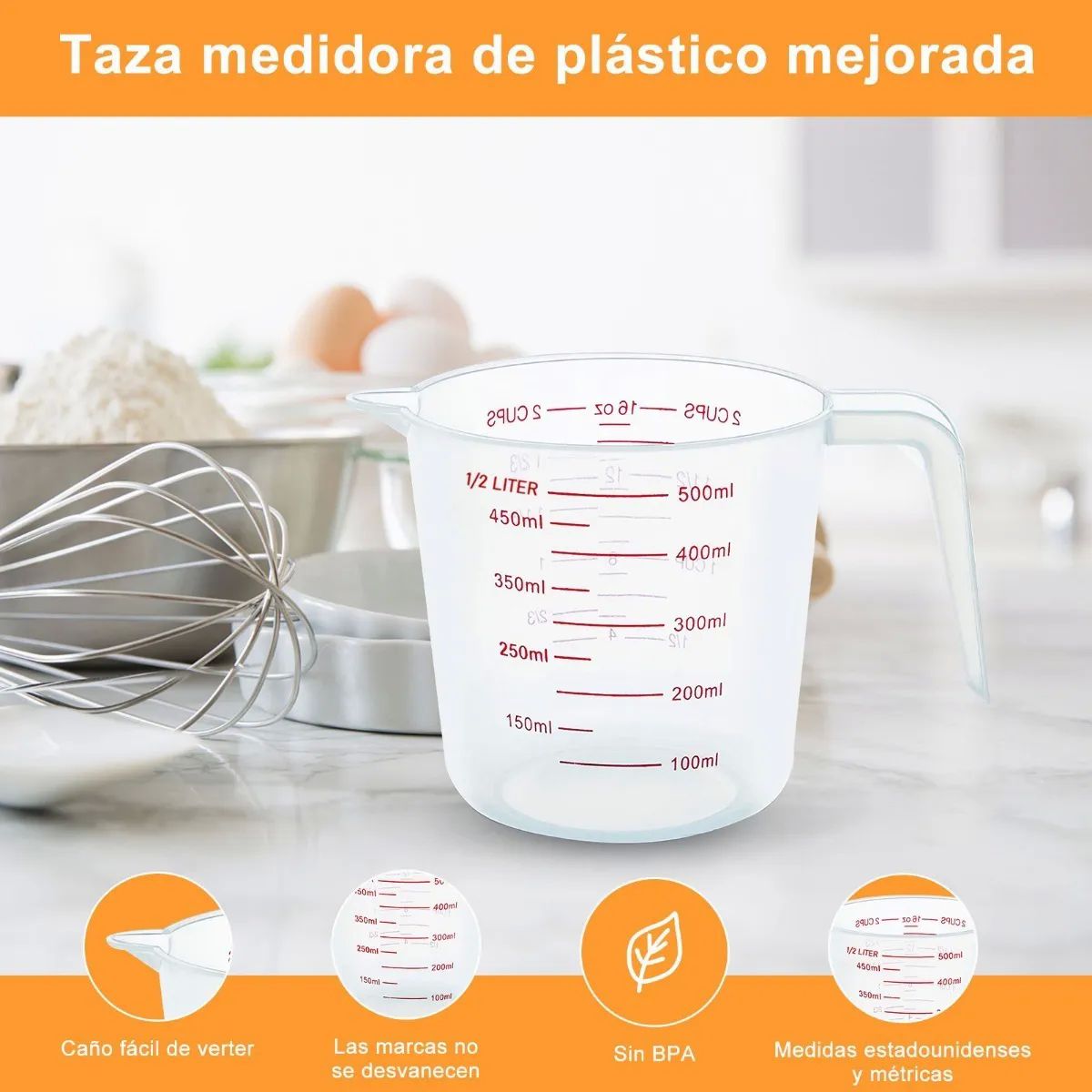 Tazas Y Cucharas Medidoras 11pcs Para Cocina Reposteria Gris