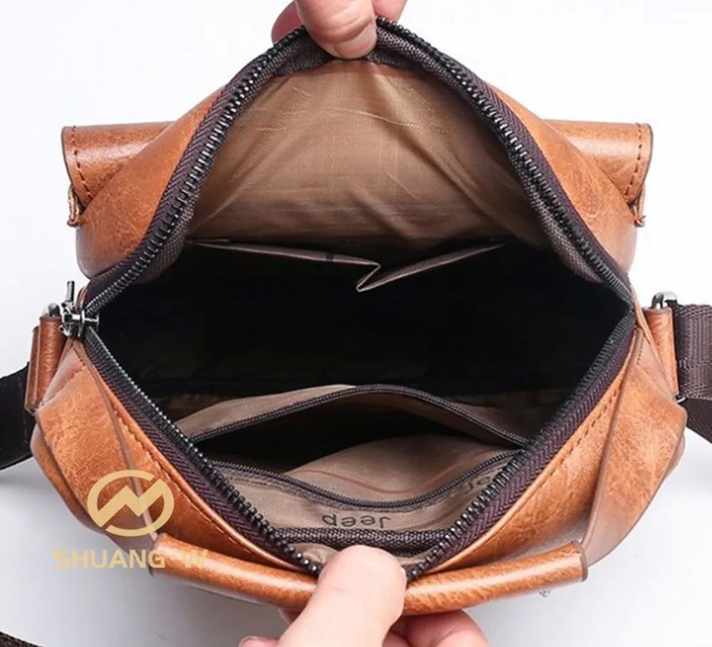 Tres Piezas de Maletin y Cartera Para Caballero Jeep Negro