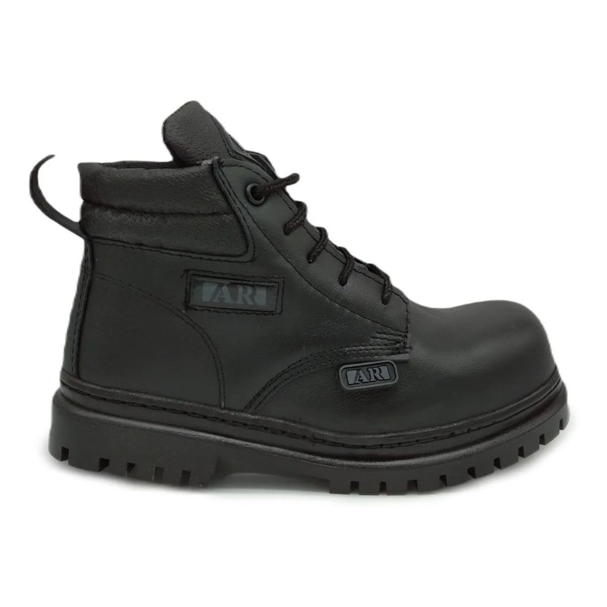 Bota Trabajo Industrial Económica Piel Cosida Unisex 02