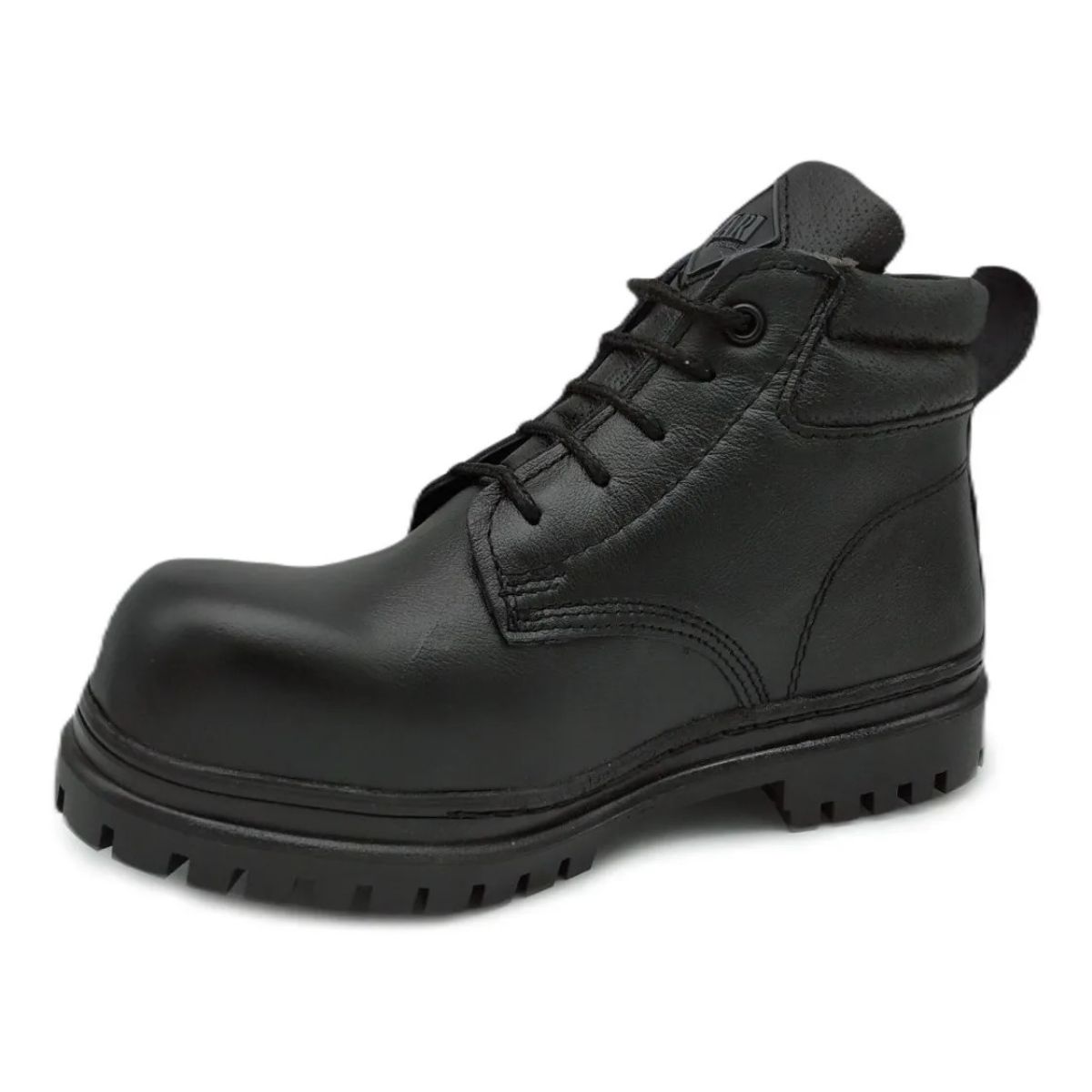 Bota Trabajo Industrial Económica Piel Cosida Unisex 02