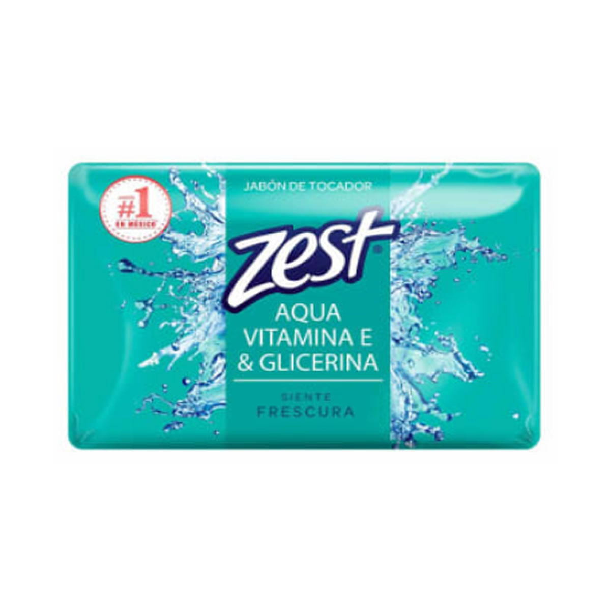 Jabón de Tocador Zest Aqua 8 pzas de 150 g c/u