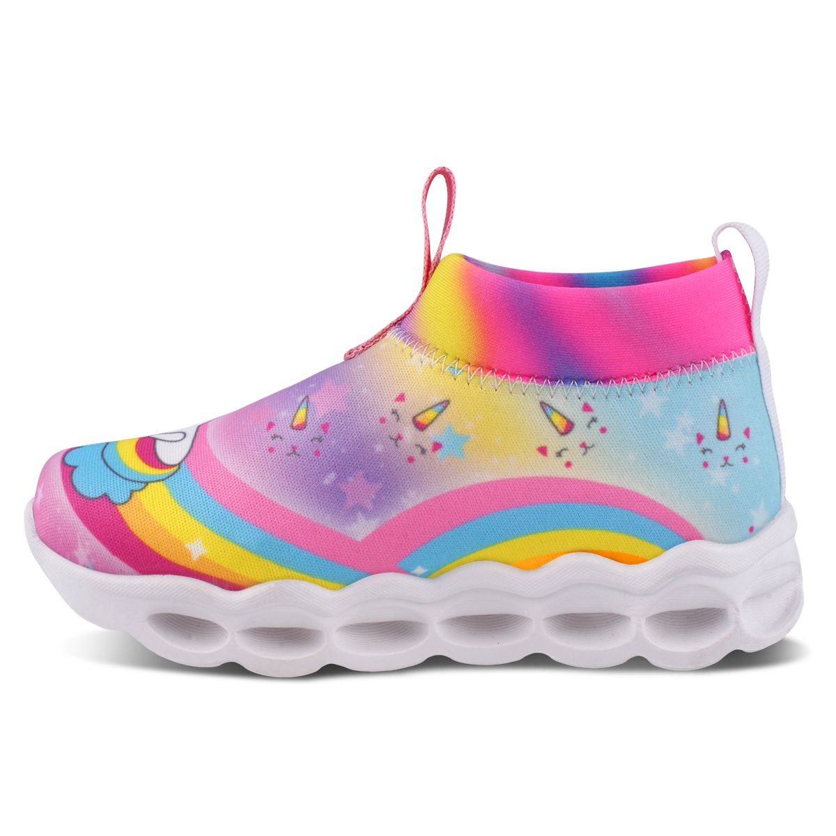 Tenis con Luces para niña marca Nick & Wick Modelo 4362 Unicornio