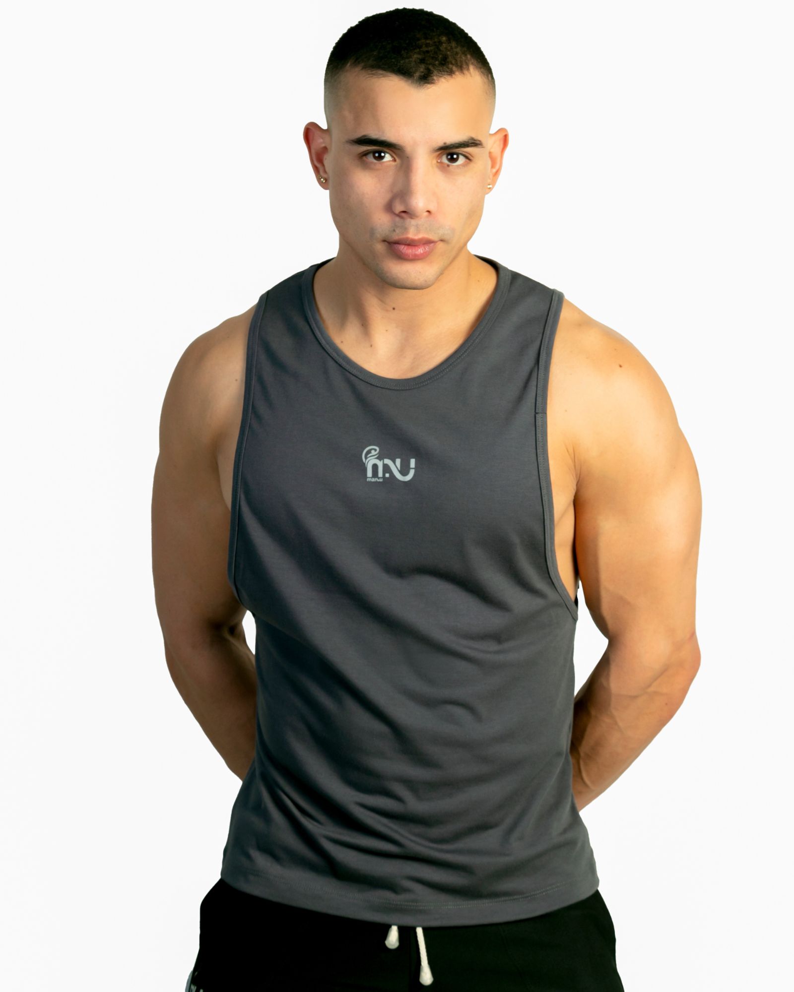 Playera Deportiva Sin Mangas Hombre Fit Gym - Manufit