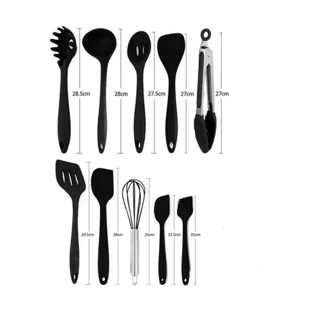 Juego De Utensilios De Cocina De Silicona