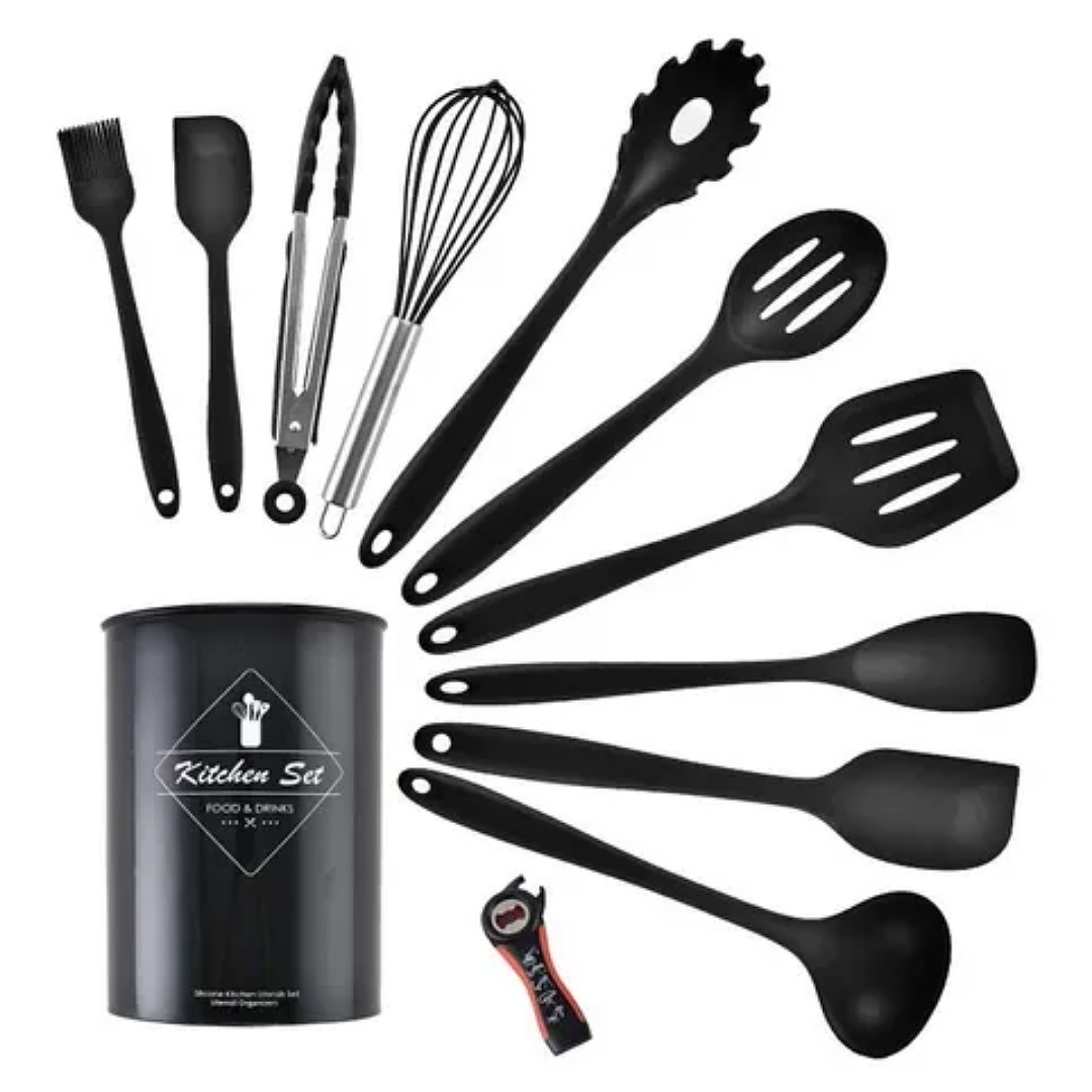 Juego De Utensilios De Cocina De Silicona