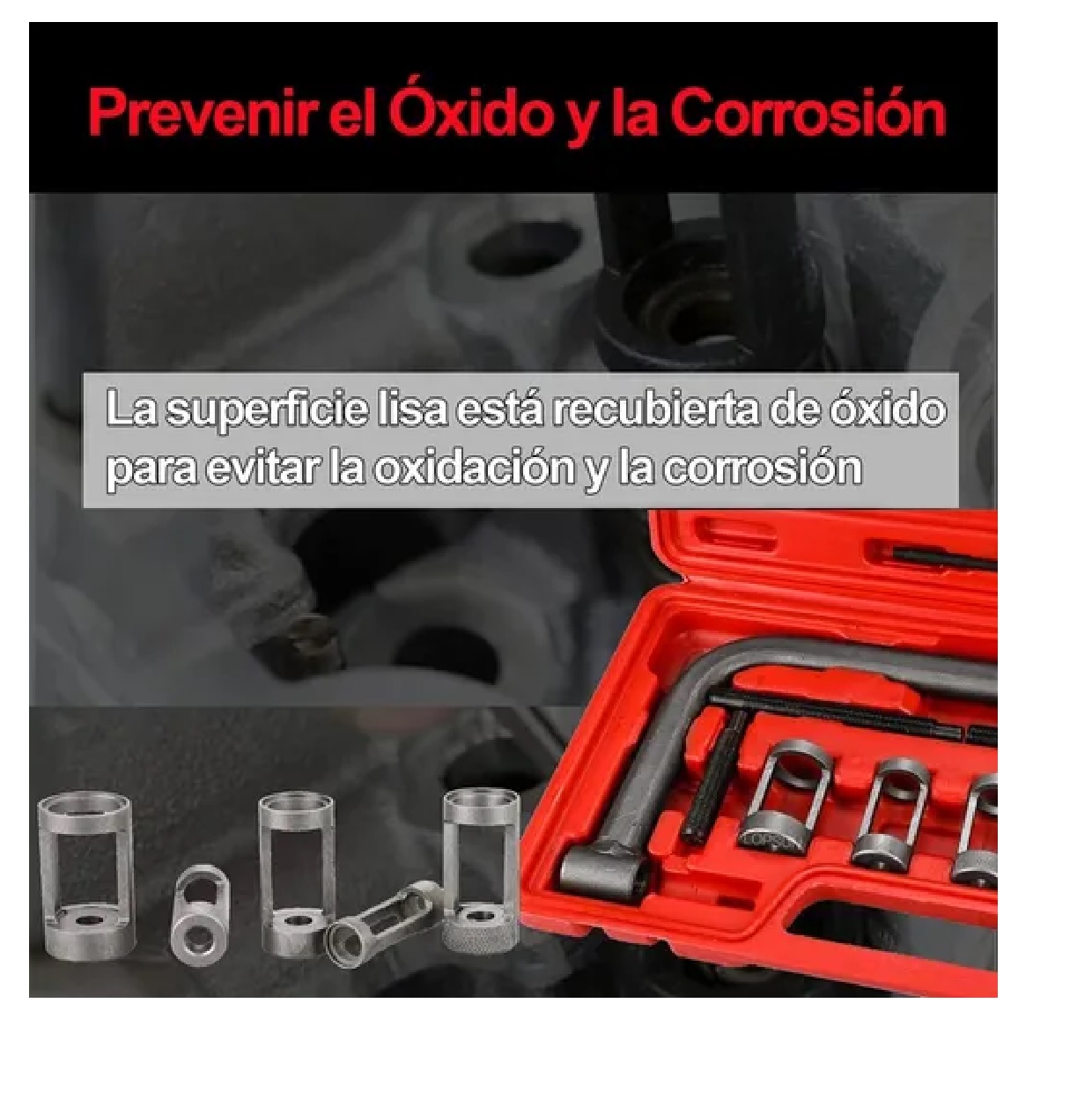 Juego Compresor De Resorte De Válvula Opresor Arco Extractor Auto