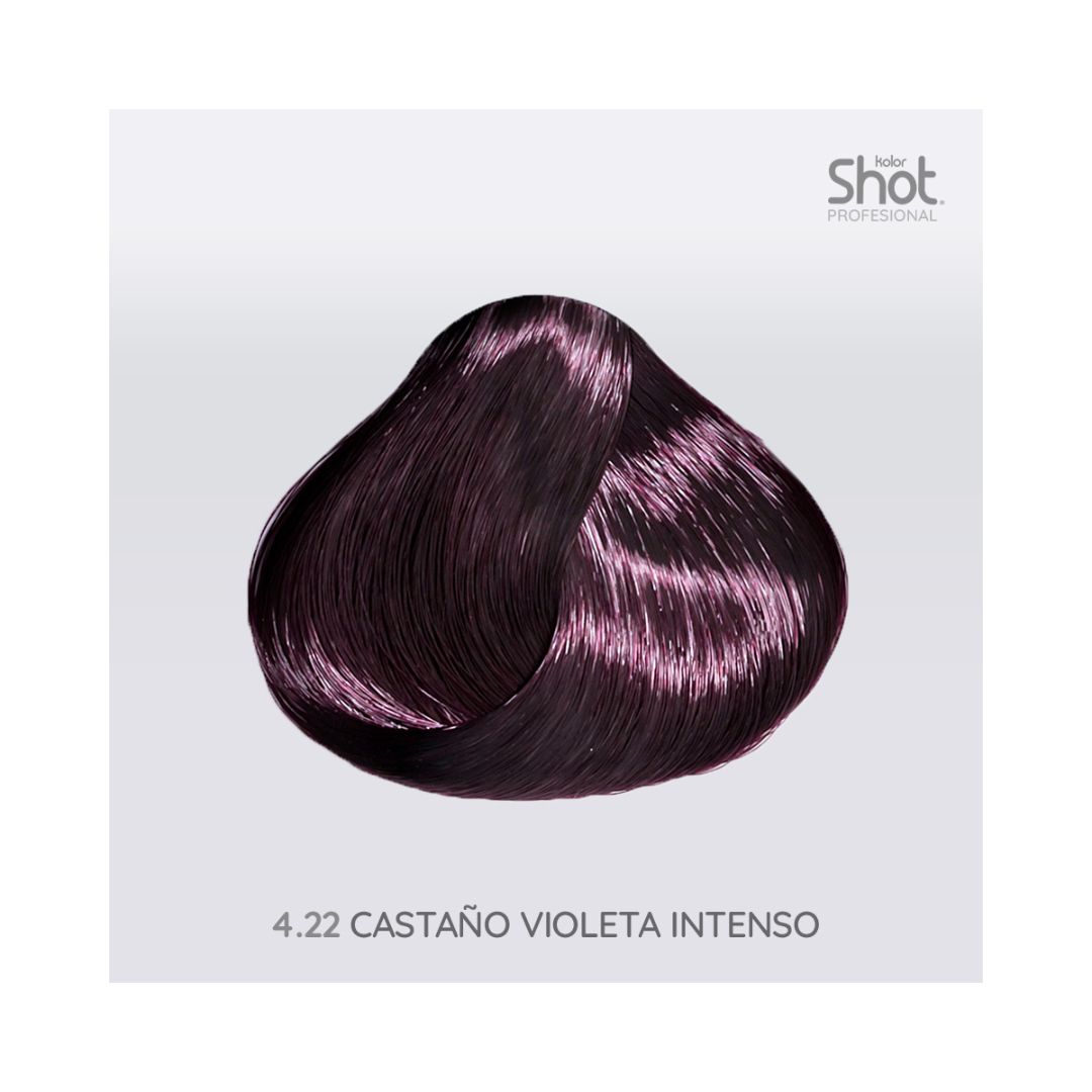 Tinte 4.22  Castaño Violeta Intenso Kolor Shot 90 Gr 