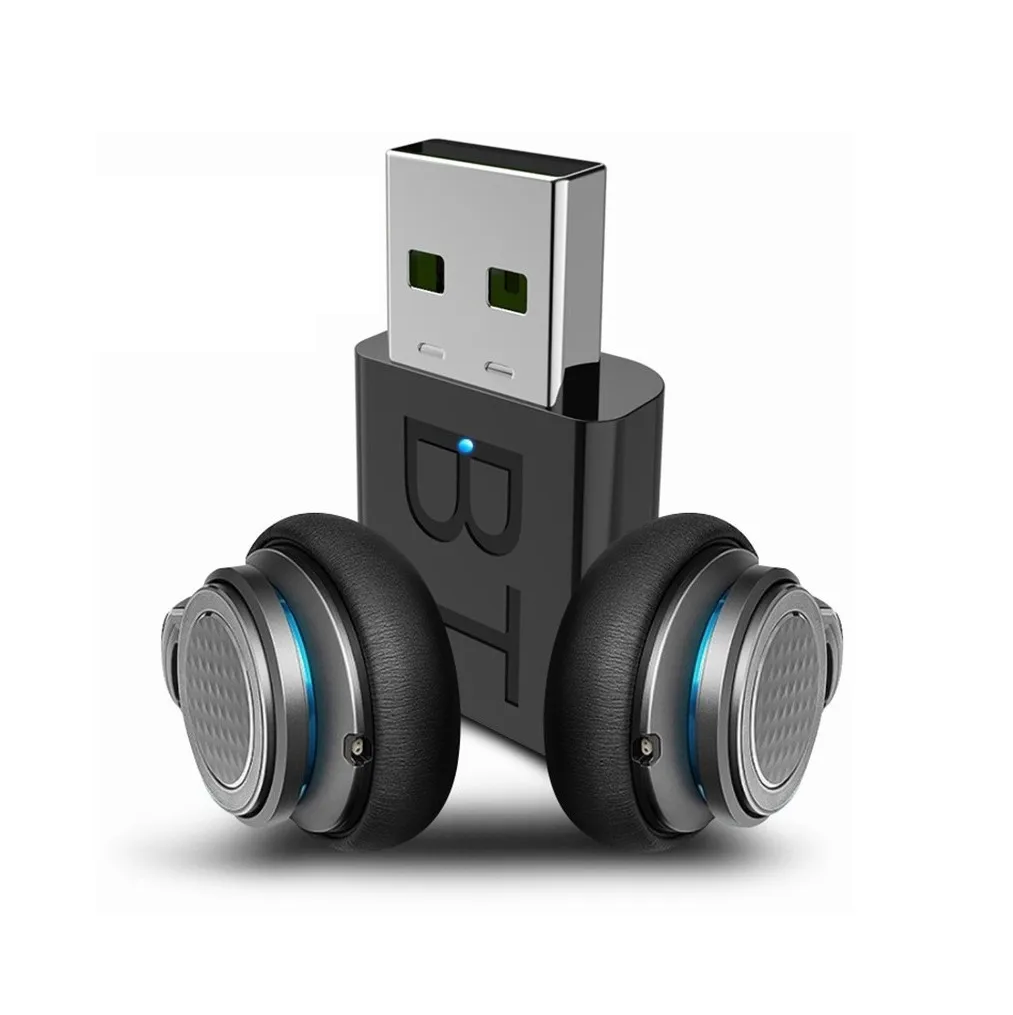 Adaptador Bluetooth 5.0 Usb 2 En 1 Para Pc/tv/auto/hogar
