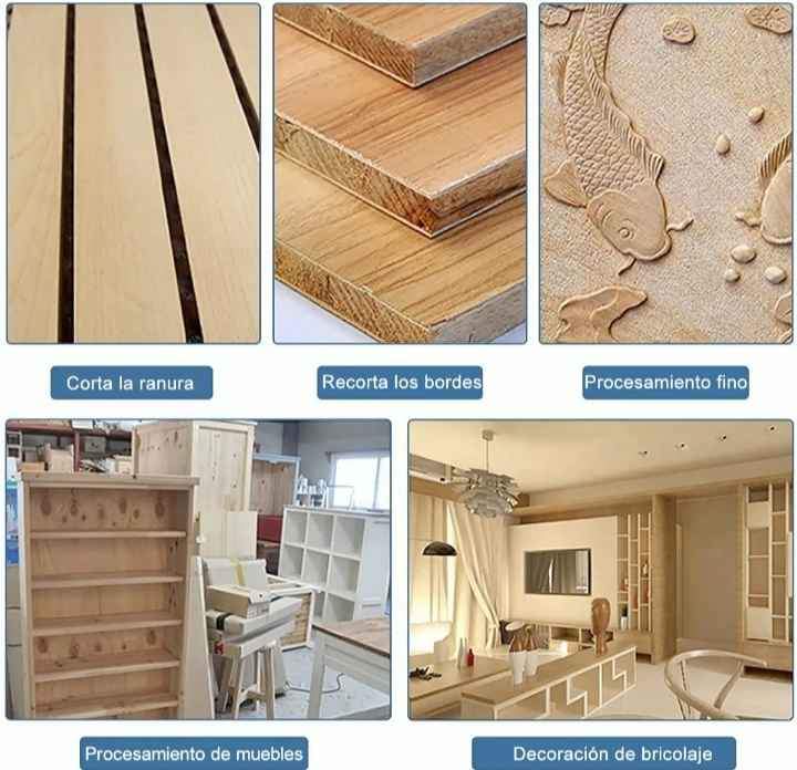 Router Madera Recortadora Rebajadora 800w+15 Brocas Carburo Fresas