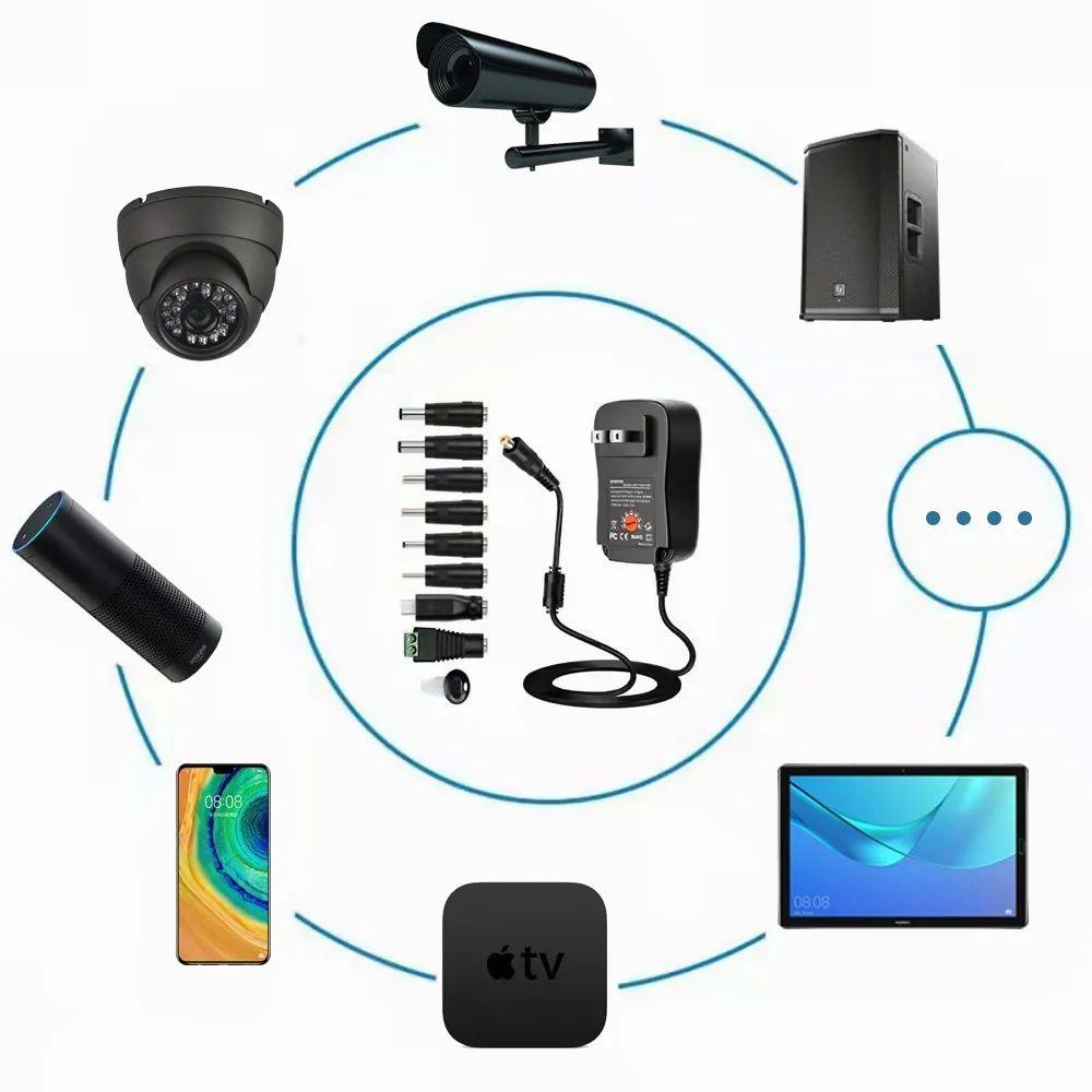 Adaptador De Corriente Universal 30w 3v/4.5v/5v/6v/7.5v/9v/1