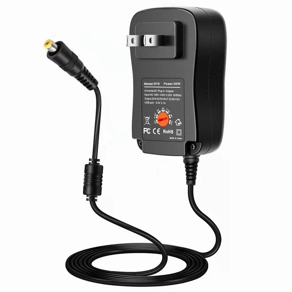 Adaptador De Corriente Universal 30w 3v/4.5v/5v/6v/7.5v/9v/1