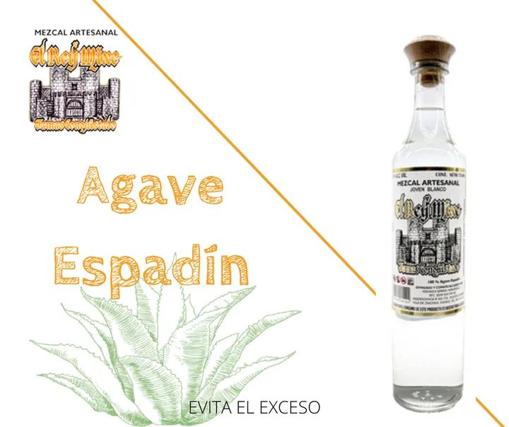 Mezcal El Rey Mixe Espadín 750 ML.