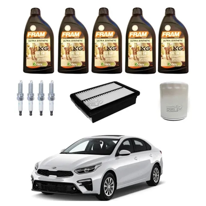 Kit Afinación Kia Forte 2.0 Aceite Sintetico 5w30