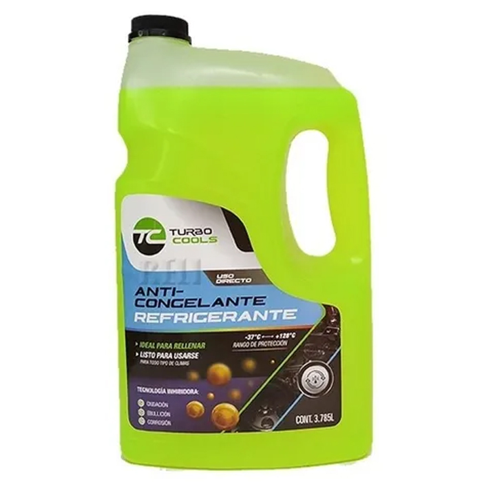Garrafa Anticongelante Coolant Verde 3.78 L