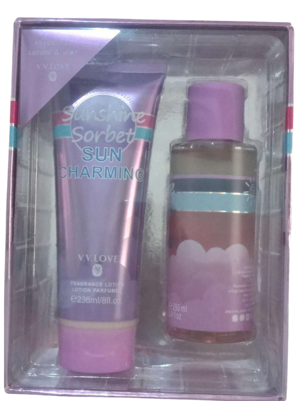 PERFUME Y CREMA CORPORAL SUN CHARMING