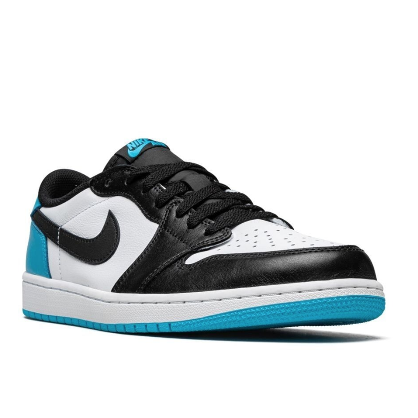 Jordan 1 Retro Low OG Black Dark Powder Blue