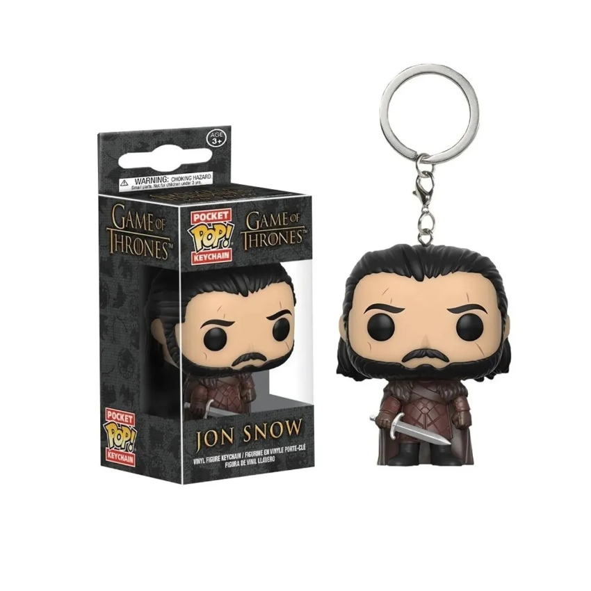 Llavero Funko Pocket Pop Jon Snow Game of Thrones Figura 3D