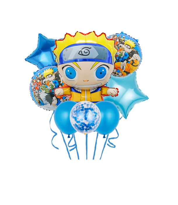Naruto Globos Figura Artículos De Fiesta Compatible Niños