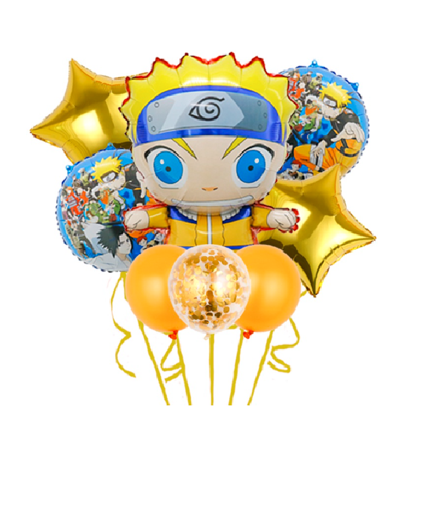 Naruto Globos Figura Artículos De Fiesta Compatible Niños