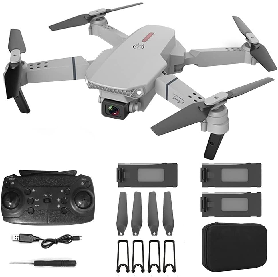 Dron E88 2 camaras con 3 baterías