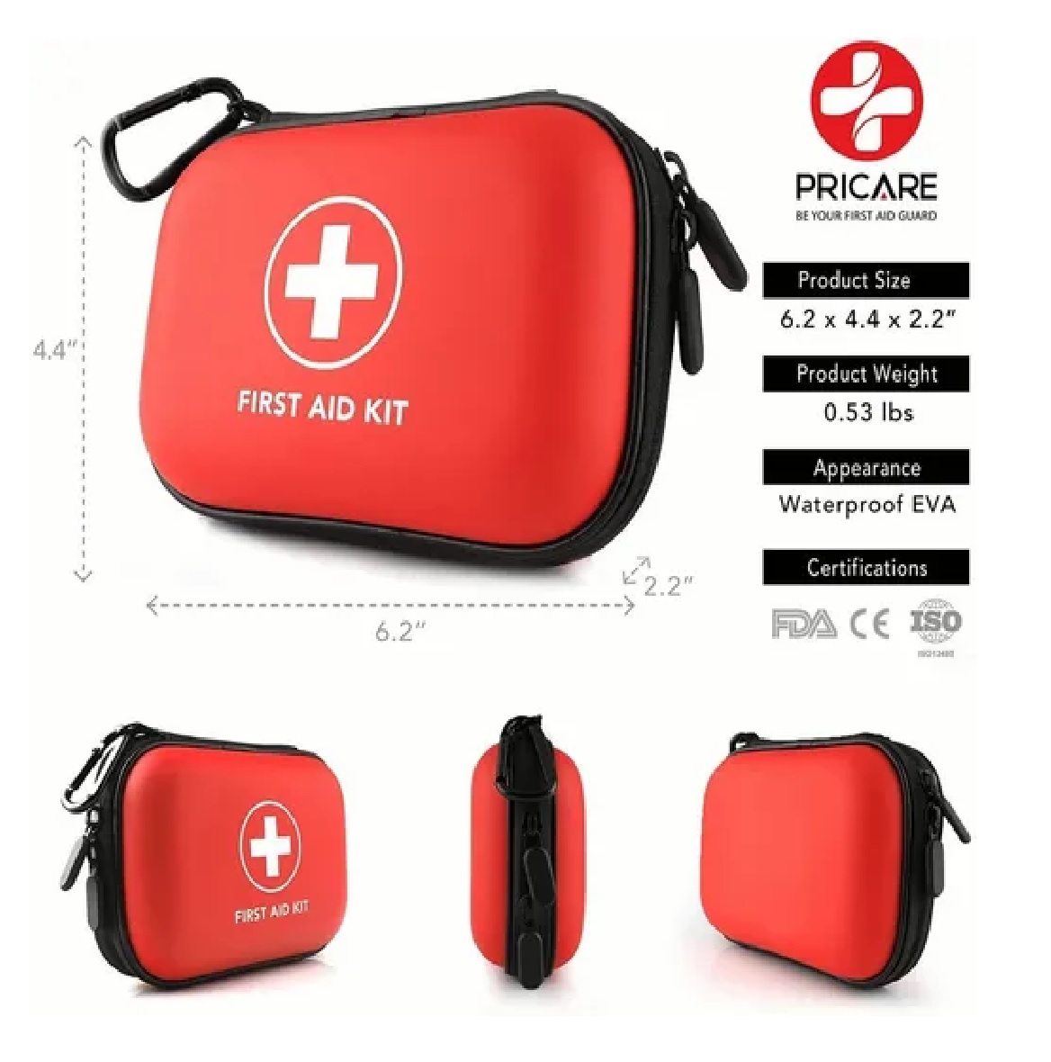 Kit De Primeros Auxilios, Supervivencia Rojo