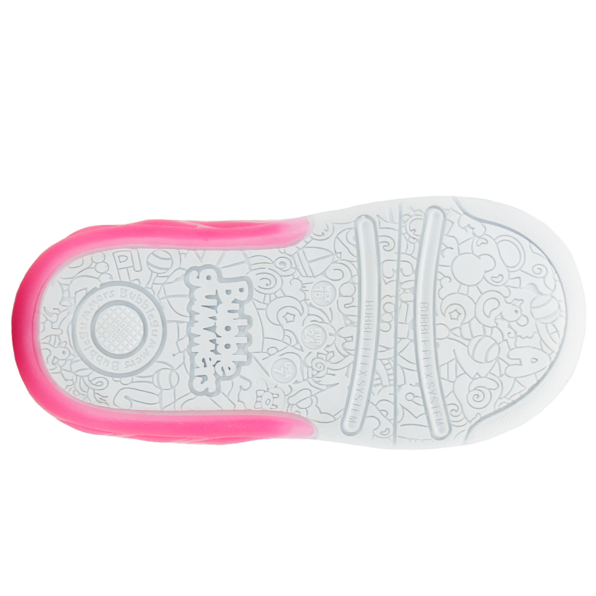 Tenis Luces Bota Niña Bubble Gummers Oysho Fiusha 12-17