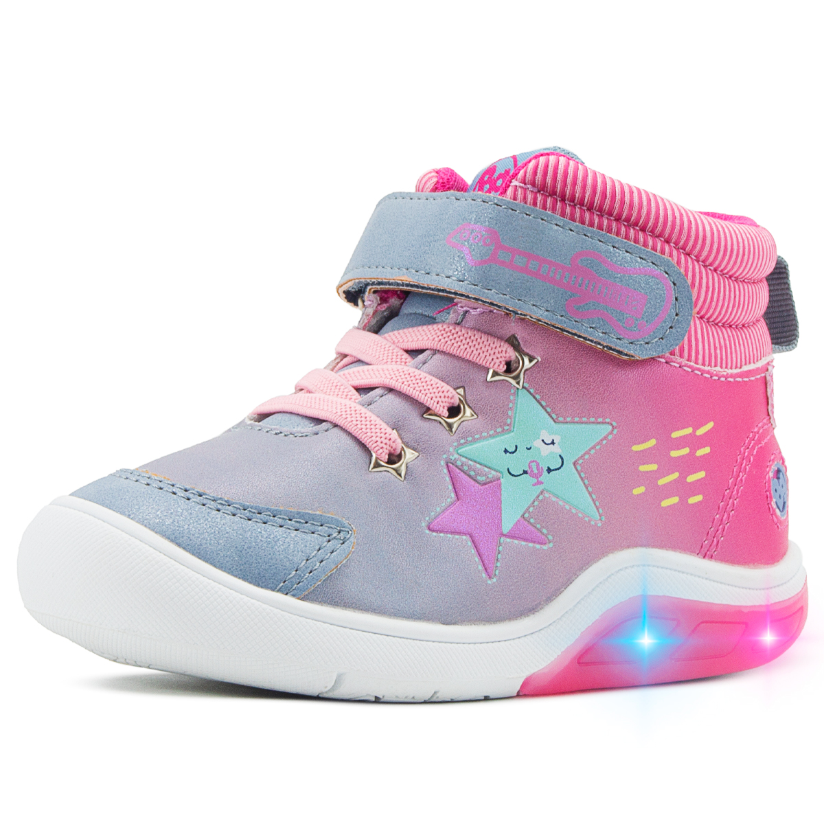 Tenis Luces Bota Niña Bubble Gummers Oysho Fiusha 12-17