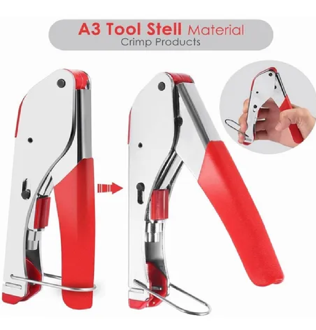 Pinza Pelacables Rg6/ Rg59 Para Cable Coaxial Con Conector