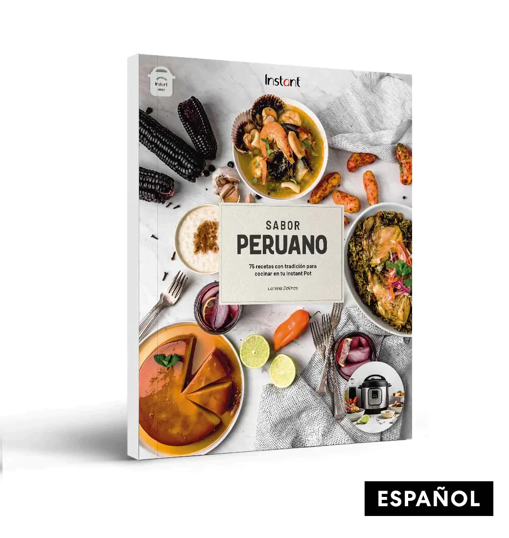 Pack olla multifuncional + Libro sabor peruano Duo 60 Instant Pot 7 en 1 de 5.7L
