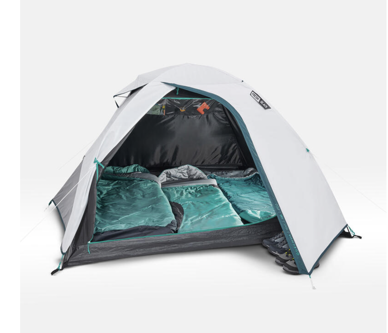 Casa de campaña arpenaz Quechua fresh & black Impermeable - 3 personas