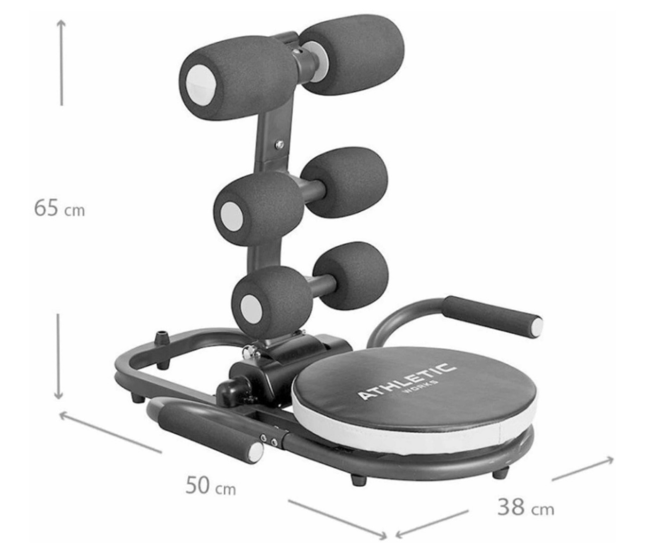 Ejercitador De Abdominales De Disco Giratorio Athletic Works