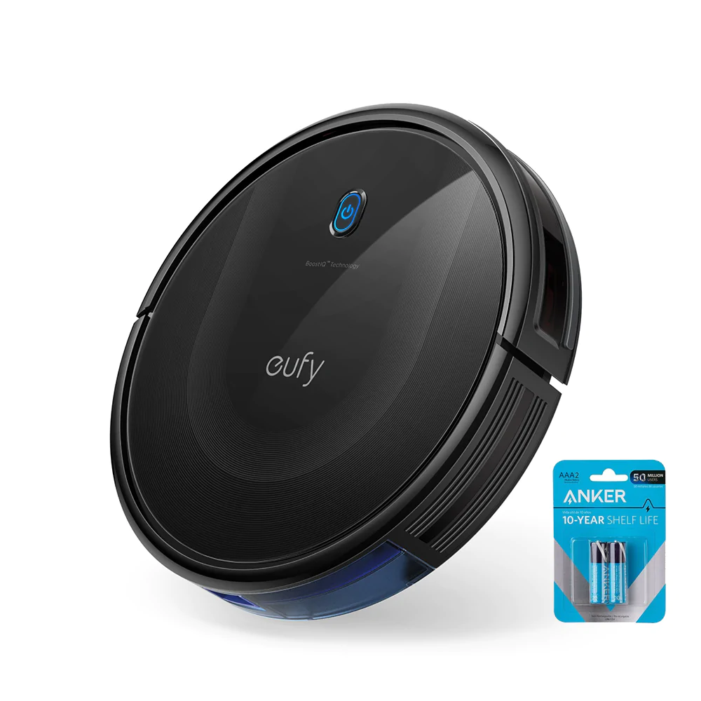 Aspiradora Robot Eufy Robovac 11S Max 2000Pa Potencia + Baterias Alcalinas 