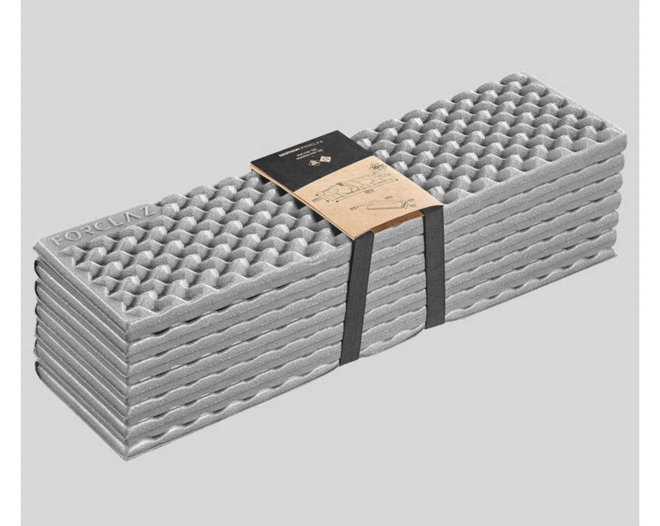 Colchoneta Aislante de espuma para trekking plegable 180 x 55 cm - 1 persona