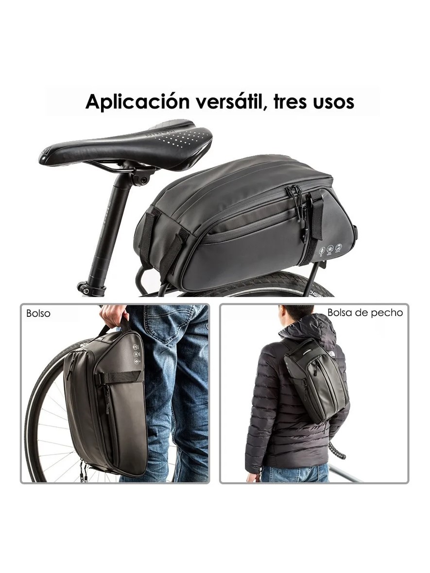 Porta mochila bicicleta hot sale