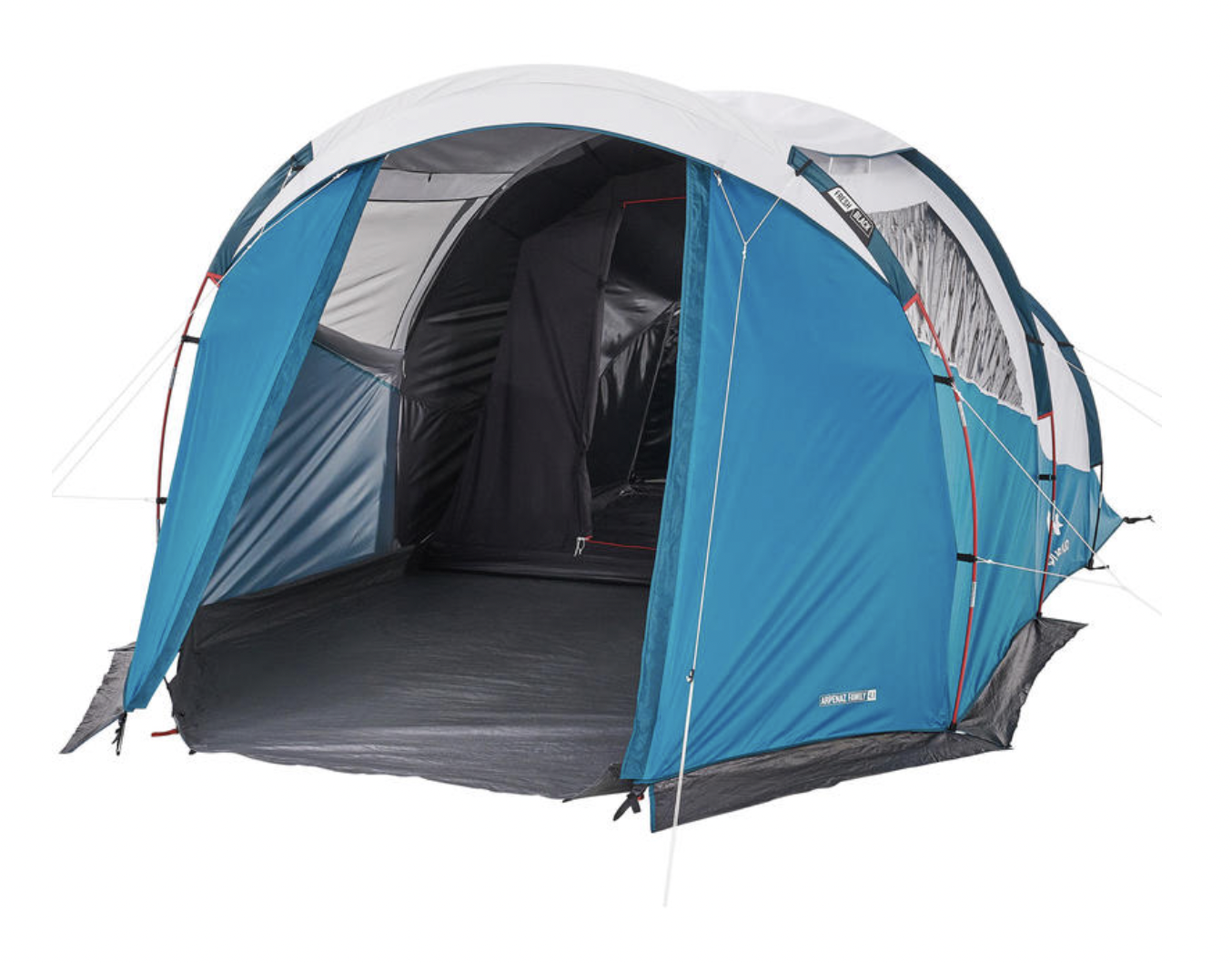 Casa de campaña familiar arpenaz Quechua 4.1 fresh & black 4 personas