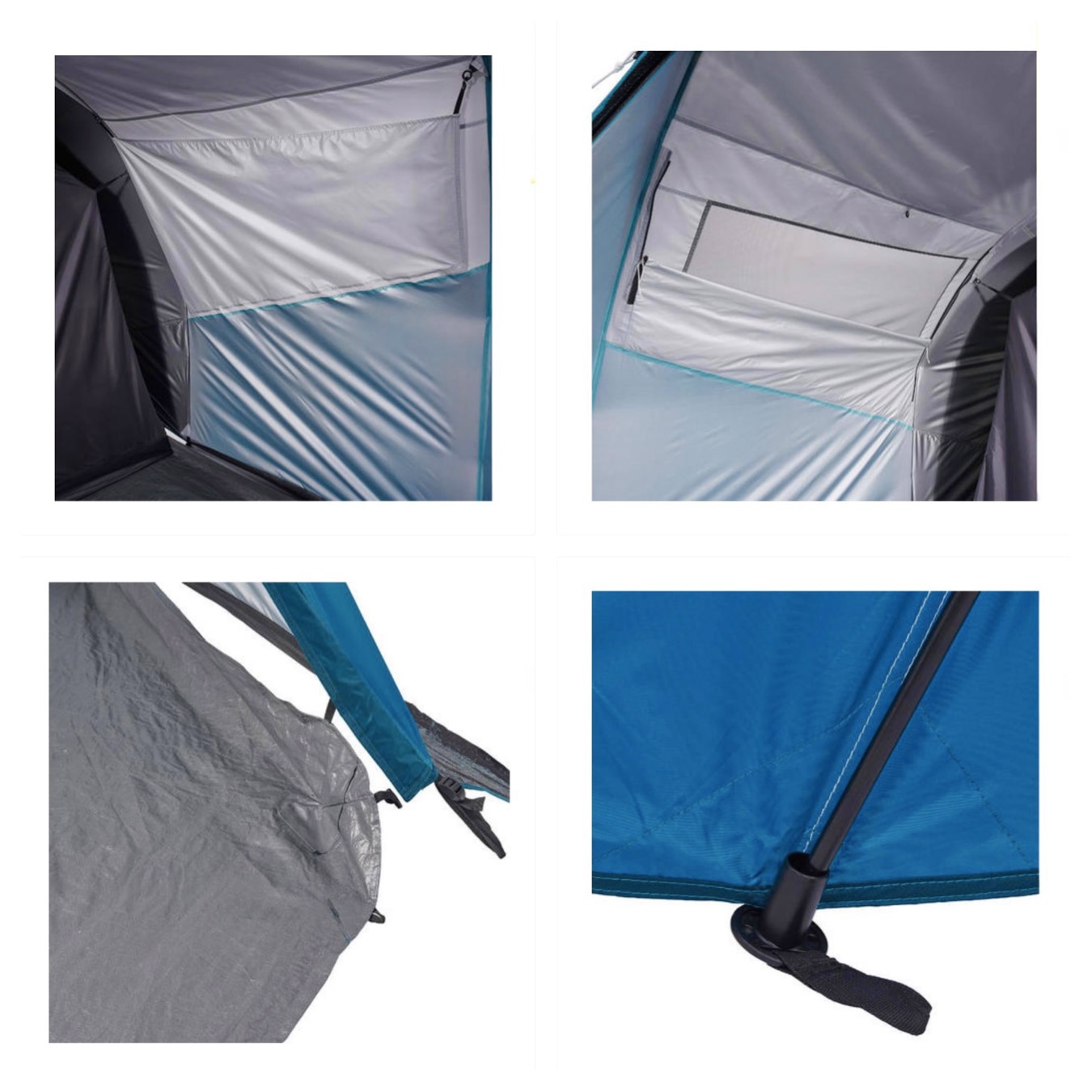 Casa de campaña familiar arpenaz Quechua 4.1 fresh & black 4 personas